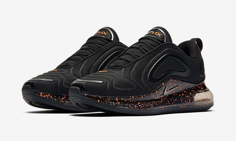 5/16発売！ナイキ エア マックス 720 “ブラックスペックル” “ブラック/オレンジ” (NIKE AIR MAX 720 “Black Speckle” “Black/Orange”) [CJ1683-001]