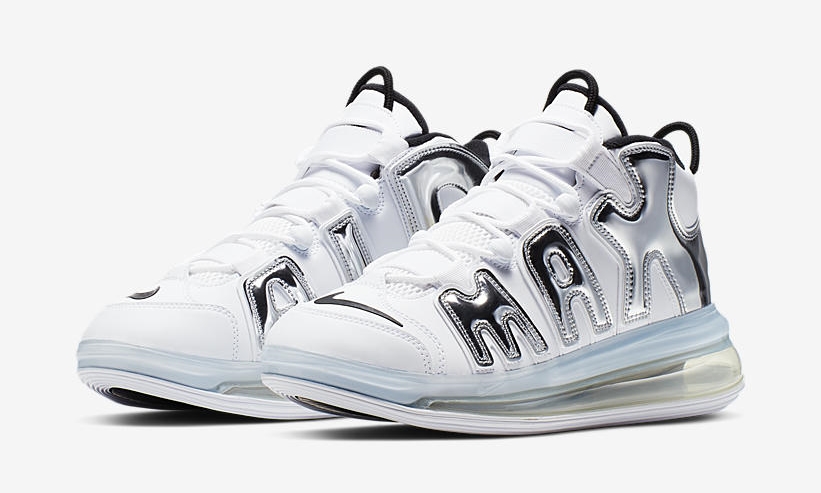 ナイキ エア モア アップテンポ 720 “ホワイト/シルバー/ブラック” (NIKE AIR MORE UPTEMPO 720 “White/Silver/Black”) [BQ7668-100]