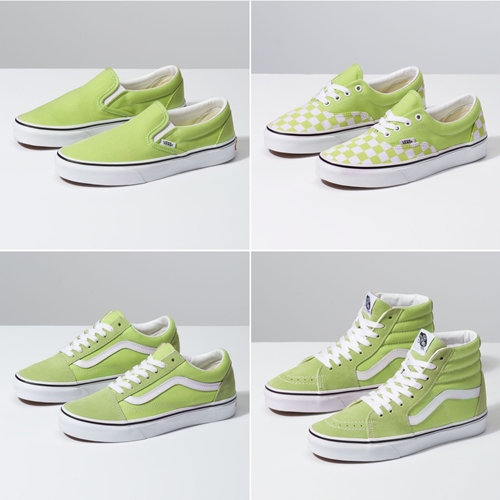 VANS “SHARP GREEN” SK8-HI/OLD SKOOL/SLIP-ON/ERA CHECKERBOARD (バンズ “シャープグリーン” スケートハイ/オールドスクール/スリッポン/エラ)