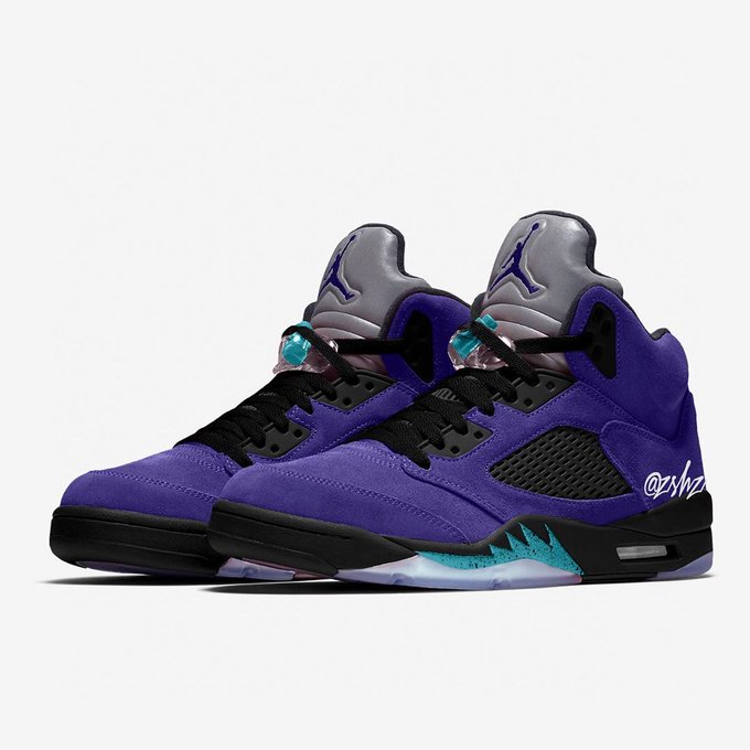 7/7発売！ナイキ エア ジョーダン 5 レトロ “ブラック/グレープ” (NIKE AIR JORDAN 5 RETRO “Black Grape”) [136027-500]