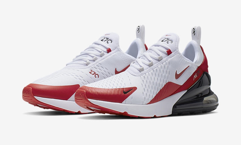 ナイキ エア マックス 270 “ホワイトブラックレッド” Nike Air Max 270 “whiteblackred