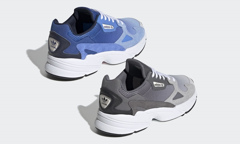 6月発売！adidas Originals WMNS FALCON “Glow Blue/Grey” (アディダス オリジナルス ウィメンズ ファルコン “グローブルー/グレー”) [EE5104,5106]