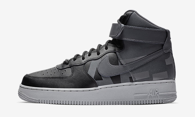 Air force 1 wolf grey black top