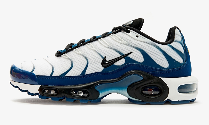 ナイキ ウィメンズ エア マックス プラス SE “ホワイト/ブルーフォース” (NIKE WMNS AIR MAX PLUS SE “White/Blue Force”) [CD7061-100]