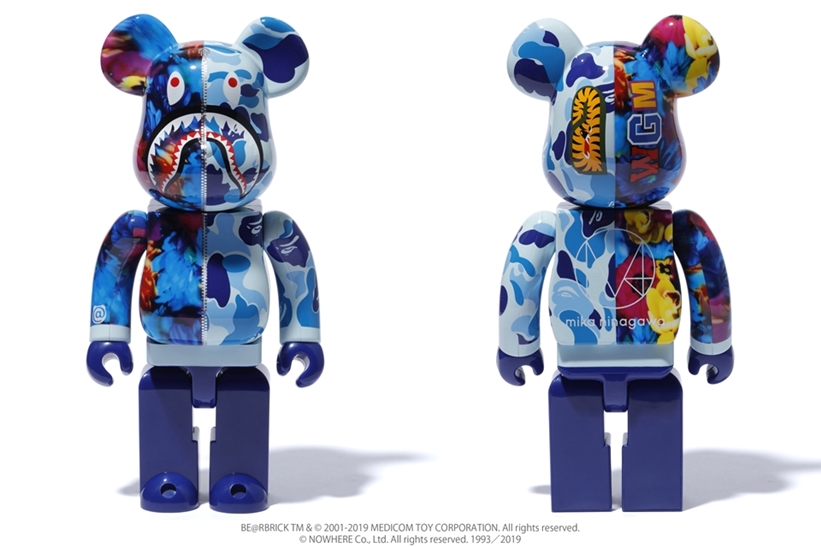 A BATHING APE × BE@RBRICK × mika ninagawa トリプルコラボ