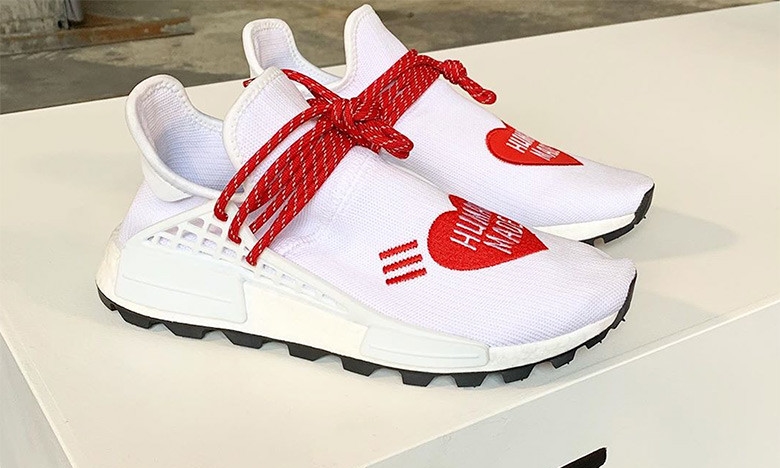 2019 F/Wにてホワイト/レッドカラーのPharrell Williams x HUMAN MADE × adidas Originals NMD Human Raceがリリースか？ (ファレル・ウィリアムス アディダス オリジナルス ヒューマン メイド)