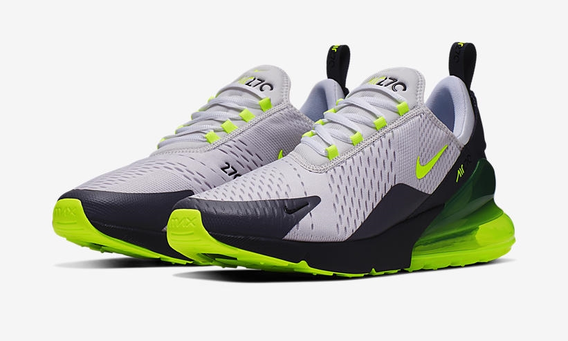 ナイキ エア マックス 270 “グレー/ブラック/ボルト” (NIKE AIR MAX 270 “Grey/Black/Volt”) [CJ0550-001]