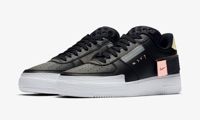 ナイキ エア フォース 1 ロー タイプ “ブラック/アンスラサイト” (NIKE AIR FORCE 1 LOW TYPE “Black/Anthracite”) [CI0054-001]