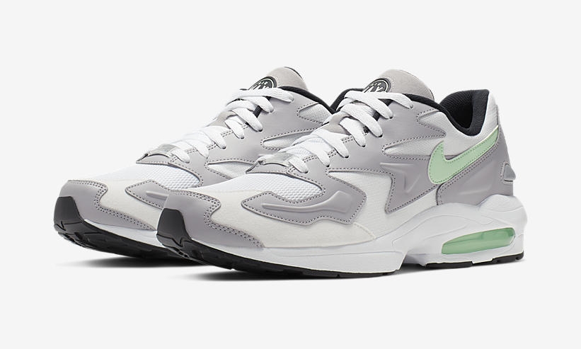 ナイキ エア マックス 2 ライト レトロ “ヴァストグレー/ホワイト/フレッシュミント” (NIKE AIR MAX 2 LIGHT RETRO “Vast Grey/White/Fresh Mint”) [CJ0523-100]