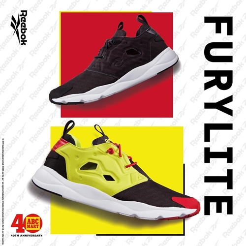 ABC-MART 40周年記念！5/31発売！リーボック フューリーライト “シトロン” “ブラックモノグラム” (REEBOK FURYLITE “CITRON” & “BLACK MONOGRAM”) [EG1764,1765]