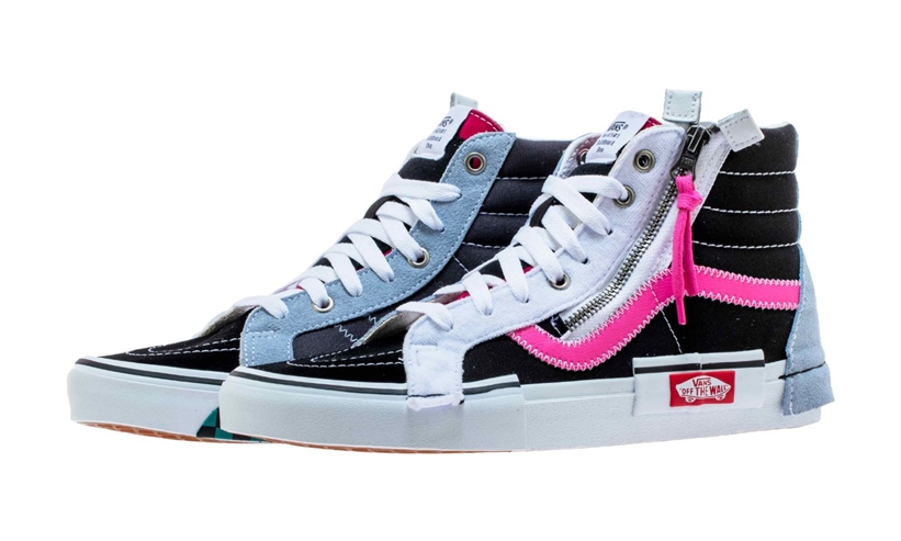 【新色】VANS “Cut & Paste Pack” Sk8-Hi “BLACK/PINK” (バンズ “カットアンドペースト パック” スケートハイ)