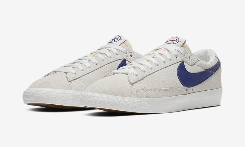 【更新＊6/10 発売】POLAR SKATE x NIKE SB BLAZER LOW GT “White/Blue” (ポーラー スケート ナイキ SB ブレーザー ロー GT “ホワイト/ブルー”) [AV3028-100]