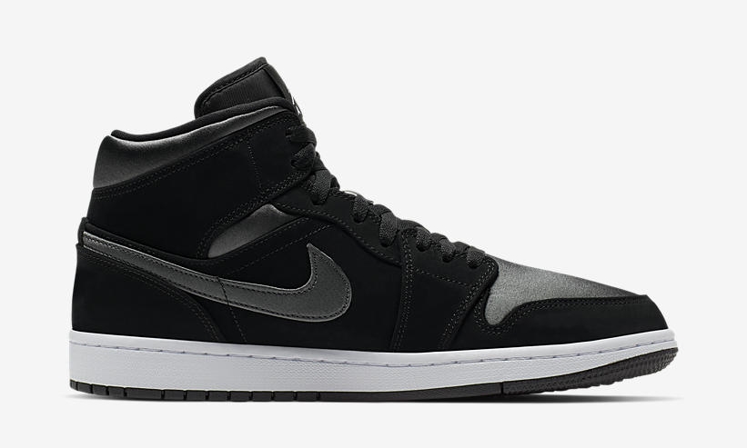 air jordan 1 mid se black grey