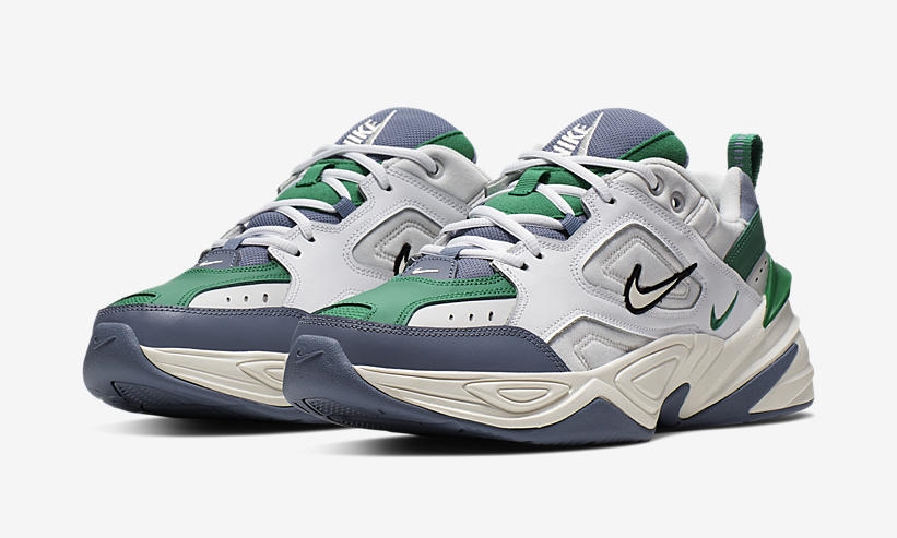 nike m2k tekno white green