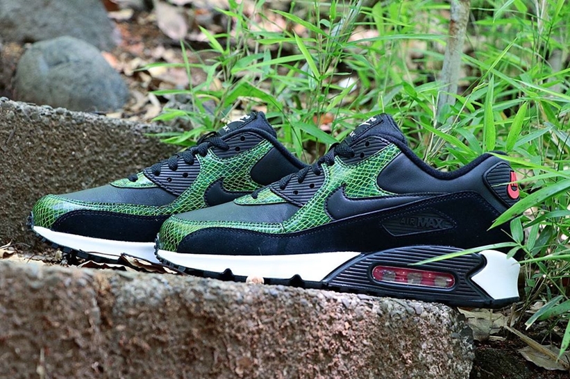 6/13発売！ナイキ エア マックス90 QS “ブラック/サイバー” (NIKE AIR MAX 90 QS “Black/Cyber”) [CD0916-001]