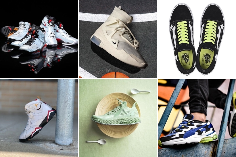 【まとめ】6/8 発売の厳選スニーカー！(NIKE AIR FEAR OF GOD 1 “Sail”)(NIKE AIR JORDAN 6-7-8 RETRO SP “Reflect Silver/Cardinal Red”)(adidas ALPHAEDGE 4D “Aero Green”)(SOPHNET. x VANS 2019 S/S OLD SKOOL)