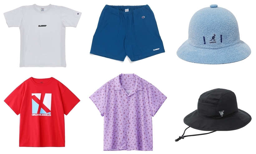 【Champion/KANGOL コラボ】XLARGE/X-girl コラボ/レギュラーアイテムが6/7から発売 (エクストララージ エックスガール)