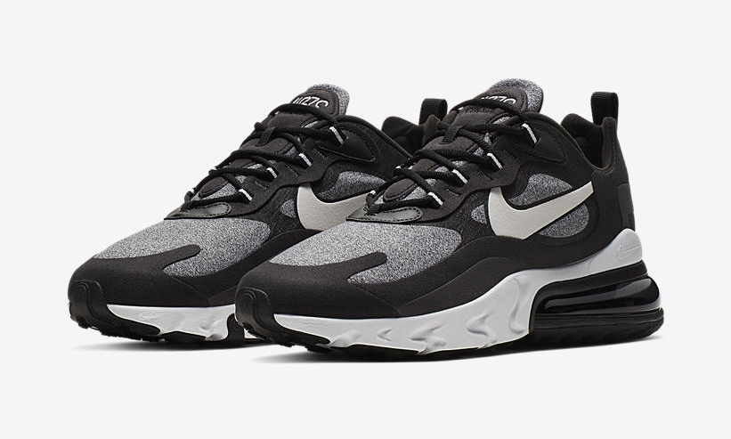 7/3発売！ナイキ エア マックス 270 リアクト “ブラック/ヴァストグレー” (NIKE AIR MAX 270 REACT “Black/Vast Grey”) [AO4971-001]