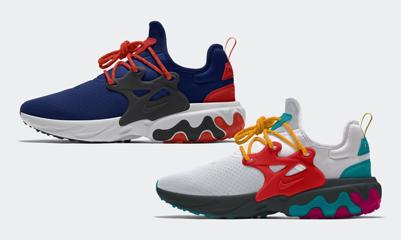 【NIKE BY YOU】ナイキ プレスト リアクト (NIKE PRESTO REACT)が、6/11展開！