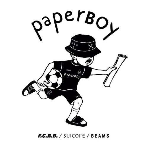 パリのカフェ「paperboy」 × BEAMS/F.C.R.B/SUICOKE コラボレーション