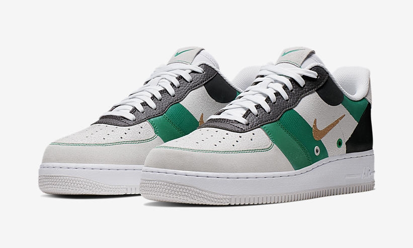 ナイキ エア フォース 1 07 ロー 1 “ホワイト/メタリックゴールド/ブラック/ヴァストグレー” (NIKE AIR FORCE 1 07 LOW 1 “White/Metallic Gold/Black/Vast Grey”) [CI0065-100]