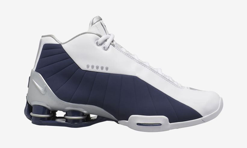 6/29発売！ナイキ ショックス BB4 "ホワイト/メタリックシルバー/ミッドナイトネイビー" (NIKE SHOX BB4 "White/Metallic Silver/Midnight Navy") [AT7843-100]