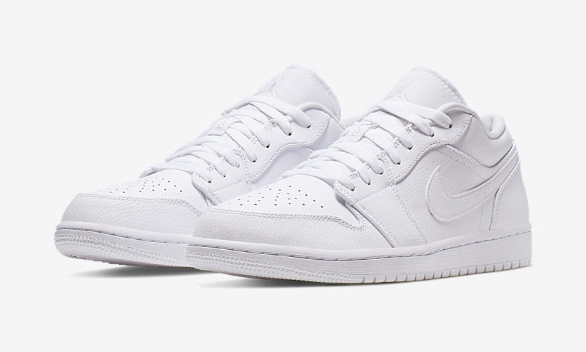 ナイキ エア ジョーダン 1 ロー “トリプルホワイト” (NIKE AIR JORDAN 1 LOW “Triple White”) [553558-112]