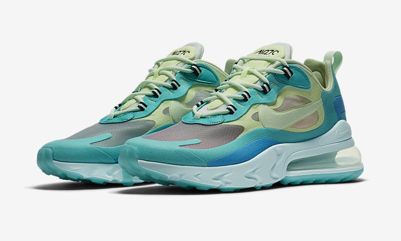 7/18発売！ナイキ エア マックス 270 リアクト “ハイパージェイド/フォレステッドスプルース” (NIKE AIR MAX 270 REACT “Hyper Jade/Frosted Spruce”) [AO4971-301]