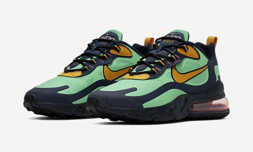 ナイキ エア マックス 270 リアクト “エレクトリックグリーン/イエローオークル” (NIKE AIR MAX 270 REACT “Electro Green/Yellow Ochre”) [AO4971-300]