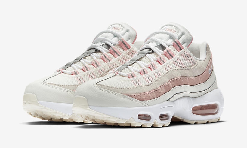 ナイキ ウィメンズ エア マックス 95 “セイル/ホワイト/ブリーチドコーラル” (NIKE WMNS AIR MAX 95 “﻿Sail/White/Bleached Coral”) [307960-116]