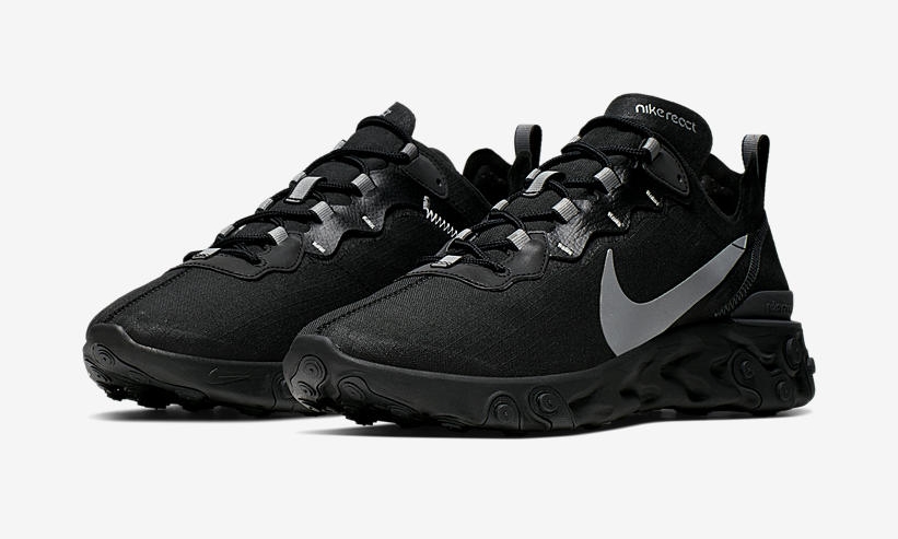 NIKE REACT ELEMENT 55 “Black/Anthracite” (ナイキ リアクト エレメント 55 “ブラック/アンスラサイト”) [BV1507-002]