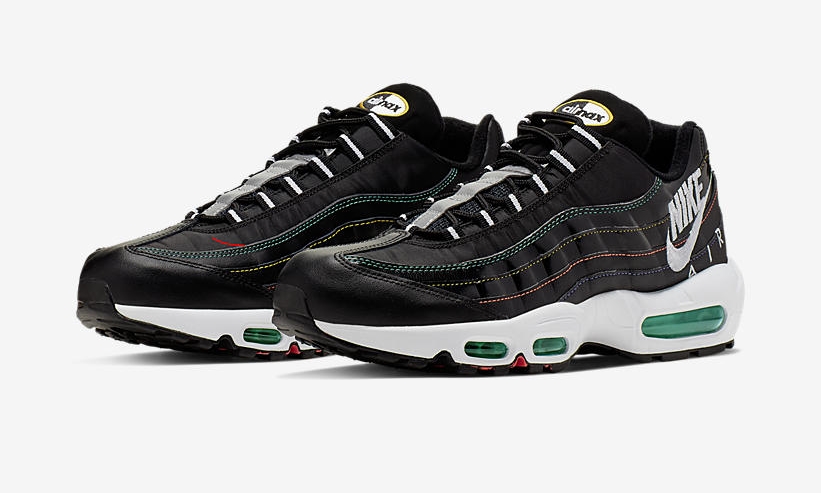 ナイキ エア マックス 95 SE “ブラック/グリーン/イエロー/レッド” (NIKE AIR MAX 95 ESSENTIAL “Black/Green/Yellow/Red”) [AJ2018-023]