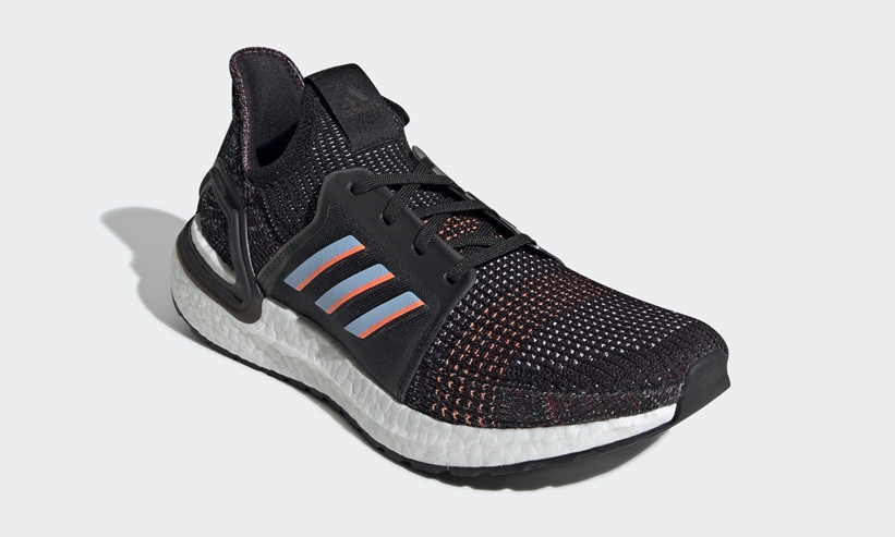 6/18発売！adidas ULTRA BOOST 19 “Core Black/Glow Blue” (アディダス コンソーシアム ウルトラ ブースト 19 “コアブラック/グローブルー”) [G54011]