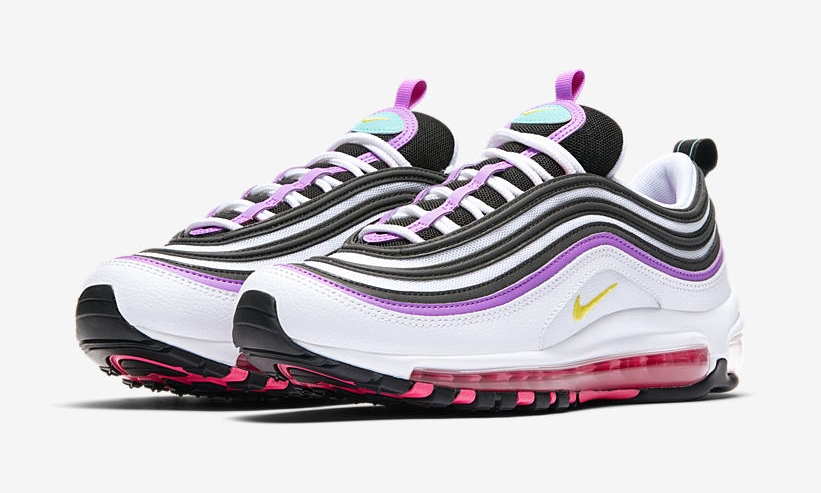 ナイキ ウィメンズ エア マックス 97 “ホワイト/ブライトパープル” (NIKE WMNS AIR MAX 97 “White/Bright Purple”) [921733-106]