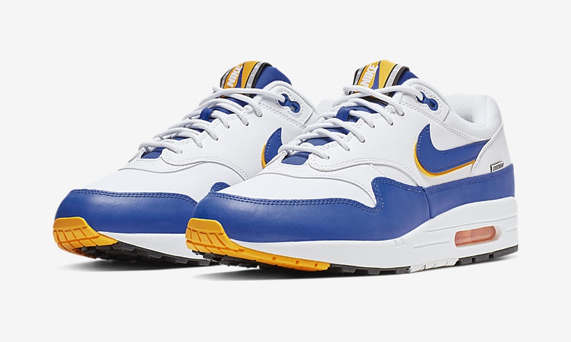 ナイキ エア マックス 1 SE “ホワイト/ユニバーシティゴールド/ゲームロイヤル” (NIKE AIR MAX 1 SE “White/University Gold/Game Royal”) [AO1021-102]