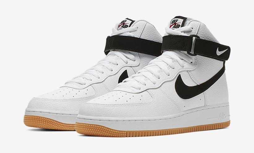 ナイキ エア フォース 1 07 ハイ “ホワイト/ジムレッド/ガムミディアムブラウン” (NIKE AIR FORCE 1 07 HIGH “White/Gym Red/Gum Medium Brown”) [AT7653-100]