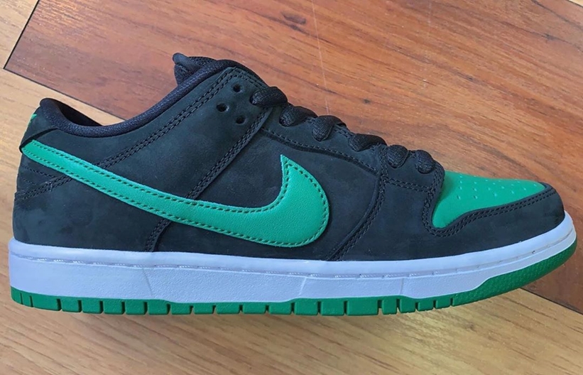 nike sb dunk pine green