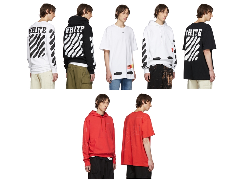 SSENSE限定！OFF-WHITE C/O VIRGIL ABLOH “ Incomplete/Diag Unfinished” (オフホワイト)