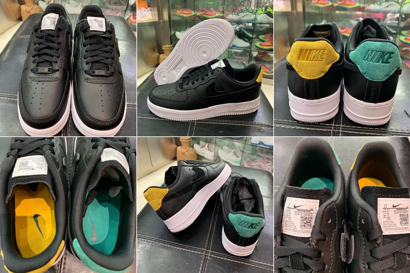 8/9発売！ナイキ エア フォース 1 ロー “インサイドアウト” “ブラック/アンスラサイト” (NIKE AIR FORCE 1 LOW “Inside Out” “Black/Anthracite”) [898889-104]