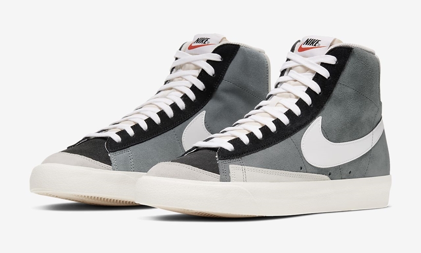 ナイキ ブレーザー ミッド 77 ビンテージ WE スエード “クールグレー/ブラック/サミットホワイト” (NIKE BLAZER MID 77 VINTAGE WE SUEDE “Cool Grey/Black/Summit White”) [CI1167-001]