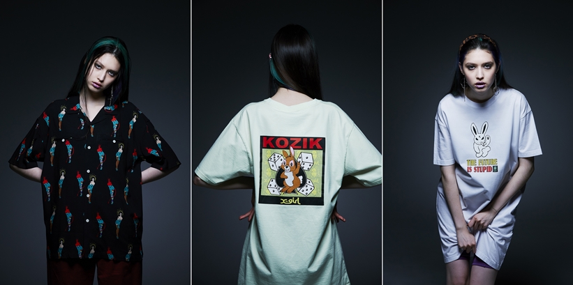 X-girl × ローブローアート界の巨匠「フランク・コジック Frank Kozik」コラボが6/28から発売 (エックスガール)