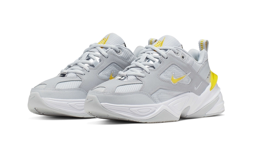 ナイキ ウィメンズ M2K テクノ “ピュアプラチナム/ダイナミックイエロー” (NIKE WMNS M2K TEKNO “Pure Platinum/Dynamic Yellow”) [CN0153-001]