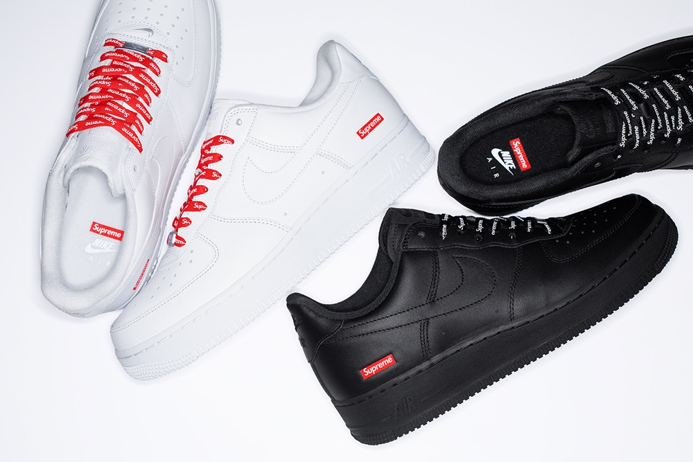 supreme af1 white