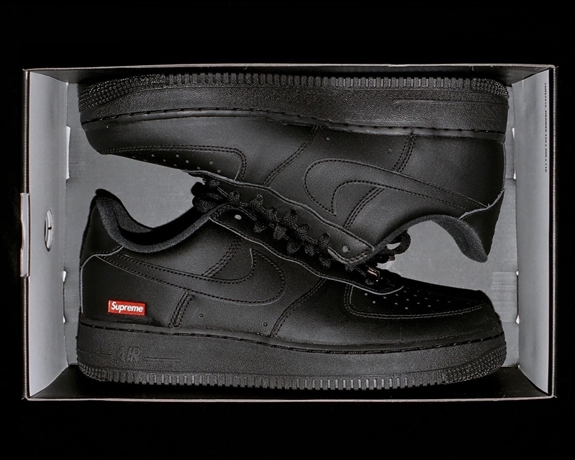 国内 3/7発売！SUPREME × NIKE AIR FORCE 1 LOW “Black/Black” “White/White” (シュプリーム ナイキ エア フォース 1 ロー “ブラック/ブラック”) [CU9225-001,100]