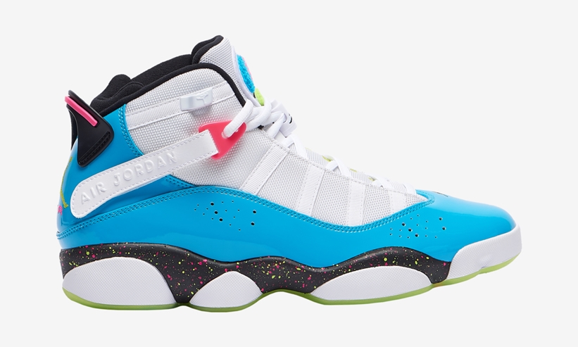 ナイキ エア ジョーダン シックス リングス “ホワイト/ライトブルーフューリー/ハイパーピンク” (NIKE AIR JORDAN SIX RINGS {6 RINGS} “White/Light Blue Fury/Hyper Pink”) [CK0018-001]