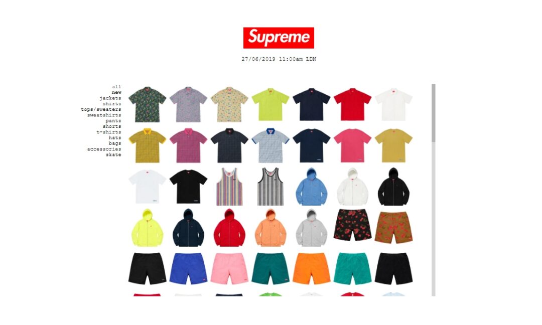 国内 6/29発売！SUPREME × Buju Banton (シュプリーム ブジュ・バントン) & 2019 S/S レギュラーアイテム一覧！