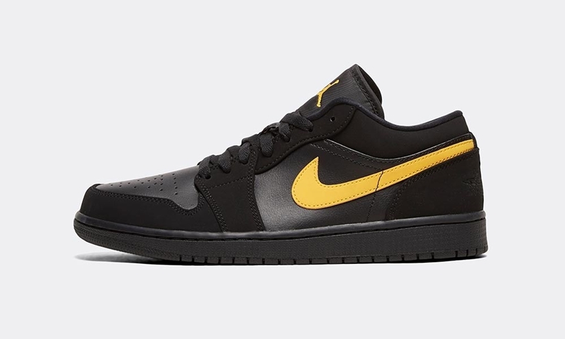 jordan 1 low black and gold