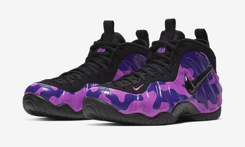 nike air foamposite purple