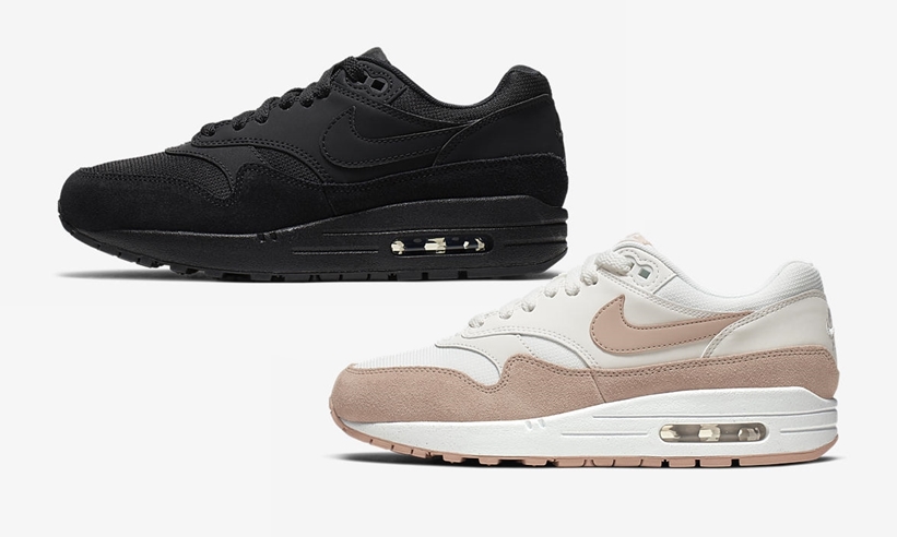 ナイキ ウィメンズ エア マックス 1 プレミアム “トリプルブラック” “ホワイト/サンド” (NIKE WMNS AIR MAX 1 PREMIUM “Triple Black” “White/Sand”) [319986-045,120]