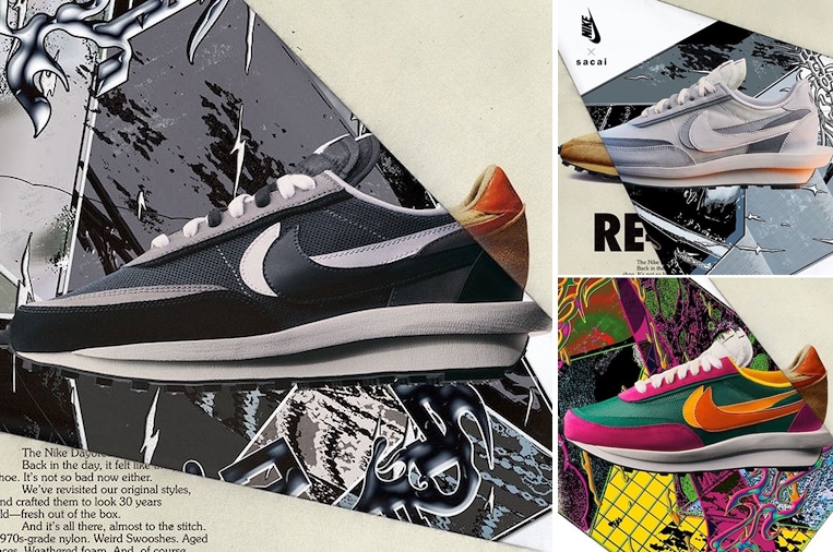 【更新＊9/12発売】Sacai × Nike “LDWAFFLE” “Black/Summit White/Pine Green” (サカイ ナイキ “LDワッフル” “ブラック/サミットホワイト/パイングリーン”) [BV0073-001,100,301]